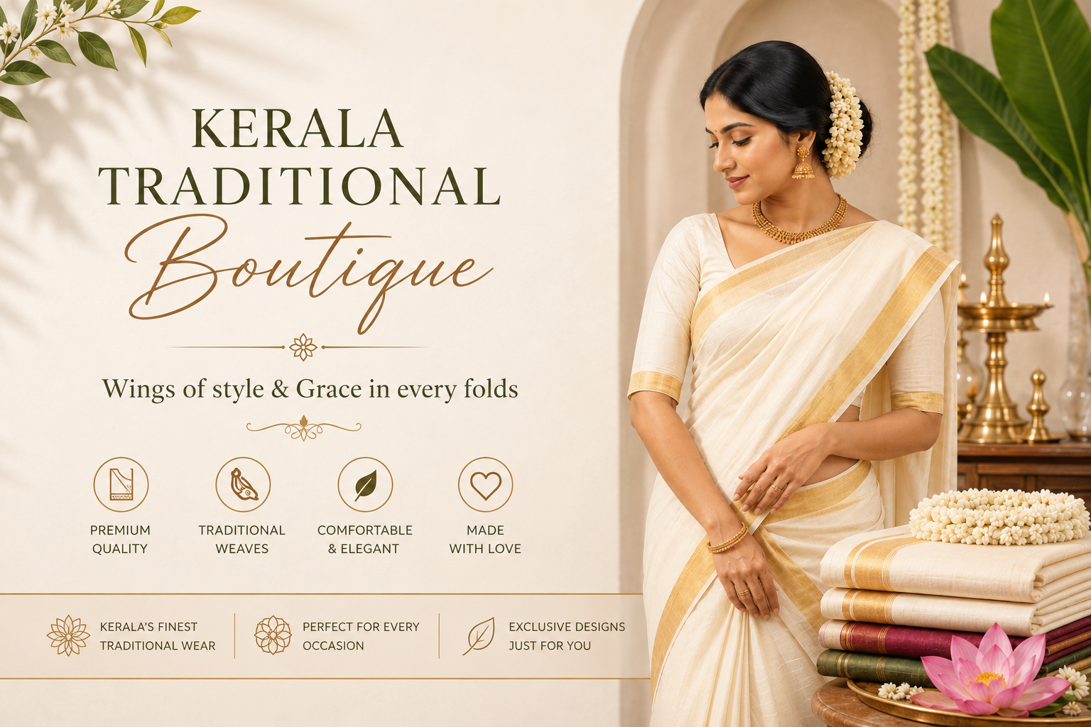Wings & Grace Kerala traditional boutique
